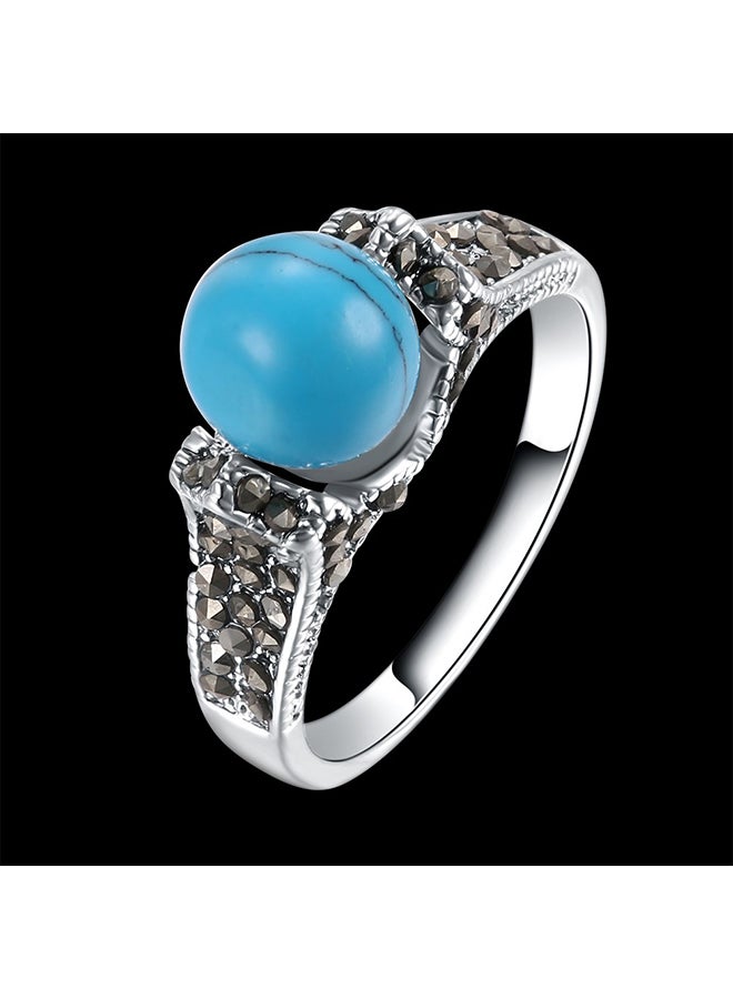 SKMEI - Fashionable Latest Shinny Simple Ring Gemr026C6 - Image 1