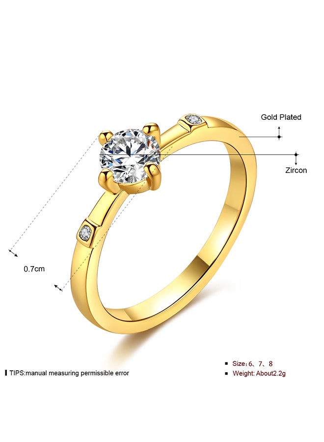 SKMEI - Fashionable Latest Shinny Simple Ring Kzcr445A6 - Image 1