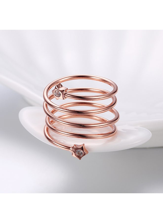 SKMEI - Fashionable Latest Shinny Simple Ring Lkn18Krgpr844B6 - Image 1