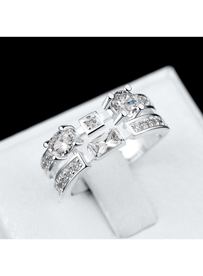 SKMEI - Fashionable Latest Shinny Simple Ring Lknspcr6927 - Image 1