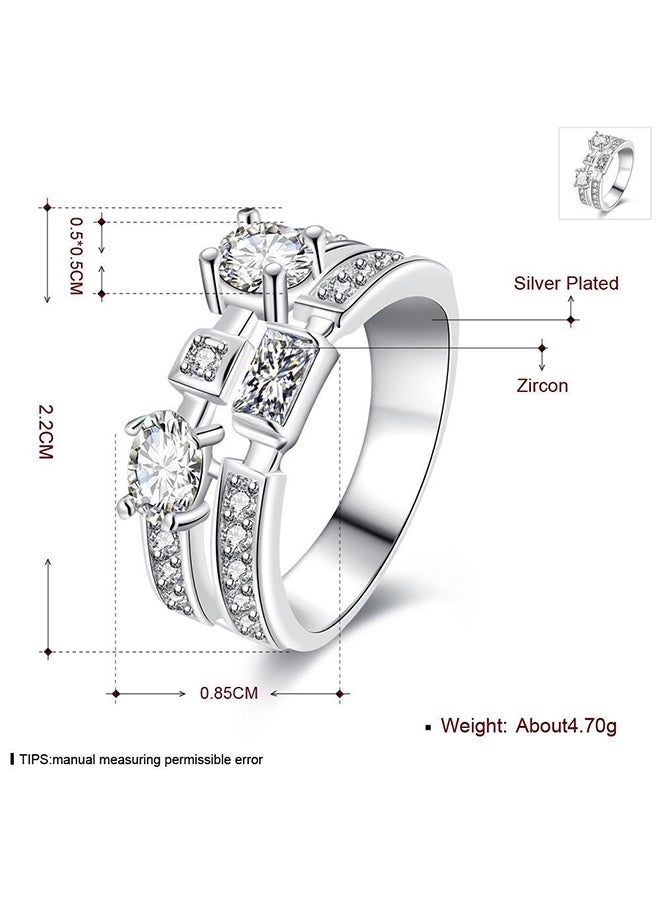 SKMEI - Fashionable Latest Shinny Simple Ring Lknspcr6927 - Image 1