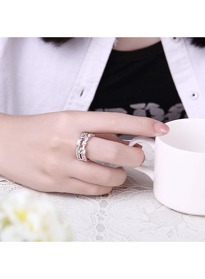 SKMEI - Fashionable Latest Shinny Simple Ring Lknspcr6927 - Image 1
