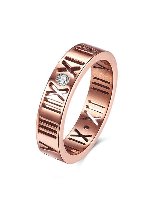 Fashionable Latest Shinny Simple Ring Tgr088B8