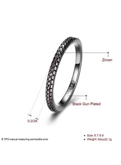 SKMEI Fashionable Latest Shinny Simple Ring Lkn18Krgpr2035A8  - Image 4