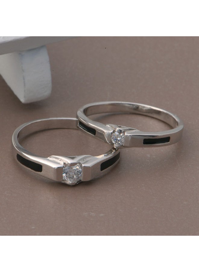SKMEI - Fashionable Latest Shinny Simple Ring Lkns925R04611 - Image 1