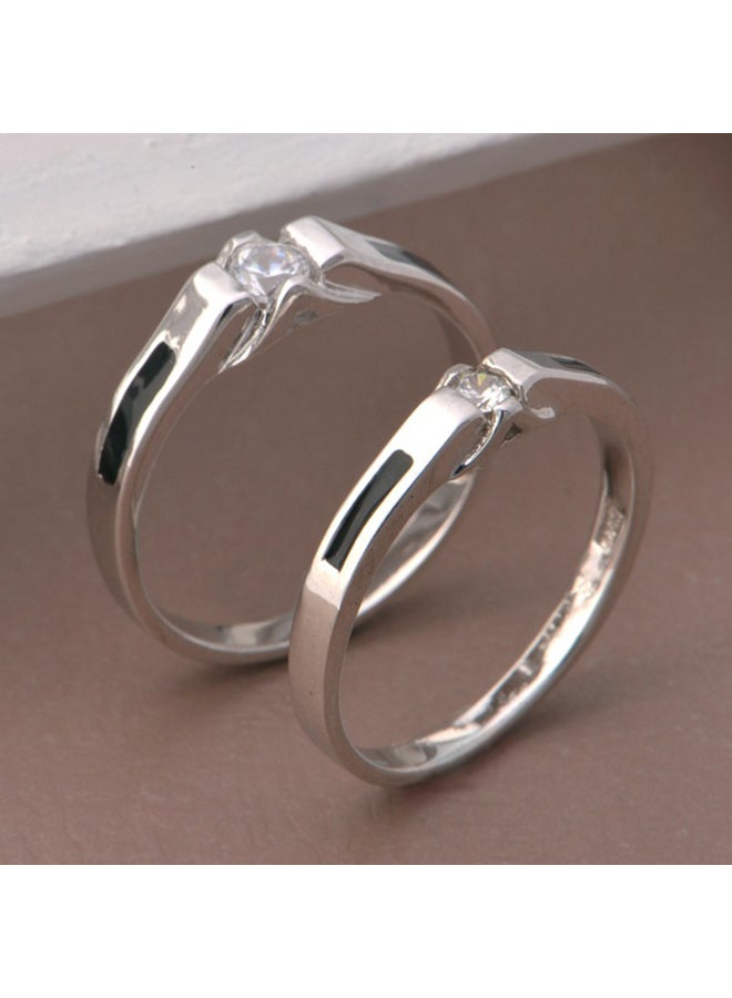 SKMEI - Fashionable Latest Shinny Simple Ring Lkns925R04611 - Image 1