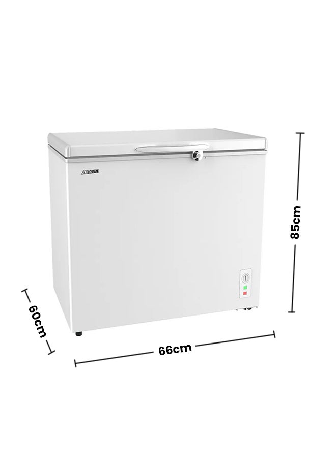 أكاي مجمد أفقي 250 L 3500 W CFMA-222SWW أبيض  - Image 2