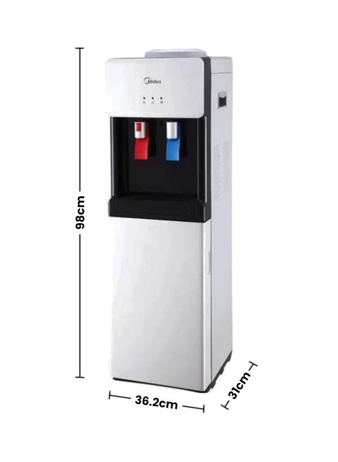 Midea - Top Loading Water Dispenser 4L YL1675SW White/Black - Image 1