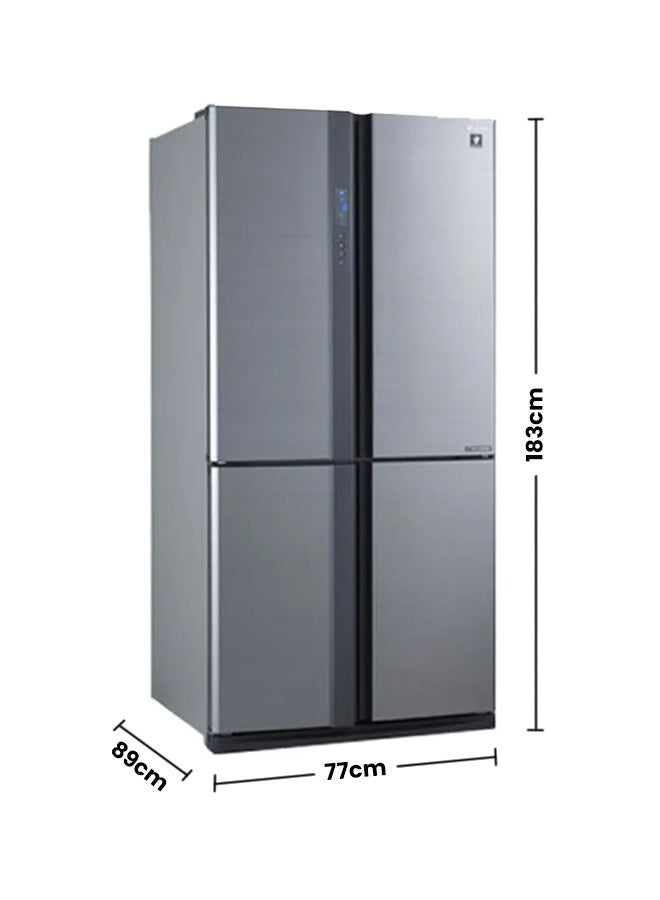 SHARP Side By Side Refrigerator 724L SJ-FE87V-SS3 Silver - Image 2