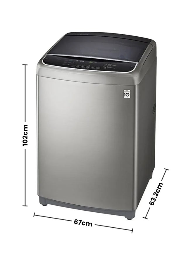 LG - Top Load Fully Automatic Washing Machine, 16 Kg, HEDD Motor, SmartThinQ Wi-Fi WTS16HHMK Stainless Silver - Image 1