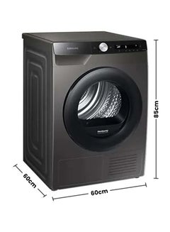 Samsung Front load Heat Pump Dryer DV80T5220AX Silver/Black  - Image 2