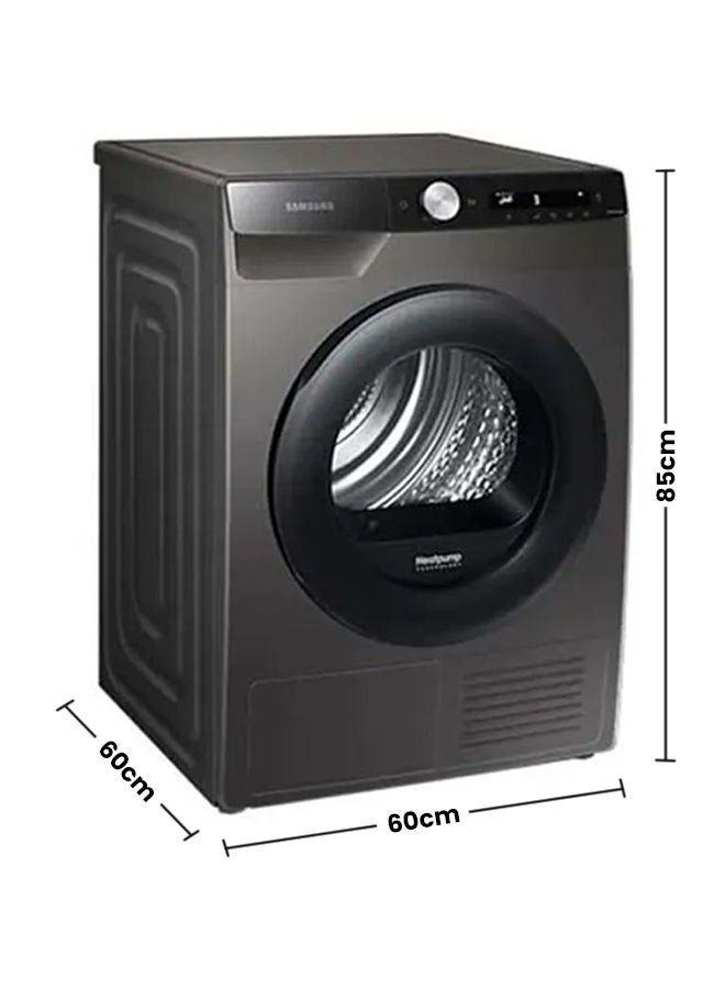 Samsung - Front load Heat Pump Dryer DV80T5220AX Silver/Black - Image 1