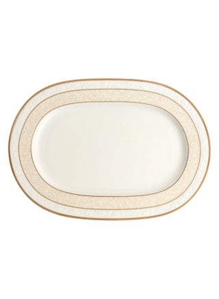 Ivoire Oval Shaped Serving Platter White/Beige 35cm - v1642007641/N52395928A_1
