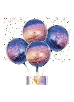 Orbz Galaxy Balloons, 6 Pieces-Space Balloons for Galaxy Party Large 22-inch Round Sphere 4D Space Balloons For Galaxy Birthday Party  Decorations | Earth Day, Solar System Theme - v1642049384/N52407124A_3