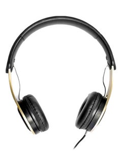 Trands Over-Ear Wired Hi-Fi Stereo Headphones With Built-in Microphone Black  - Image 1