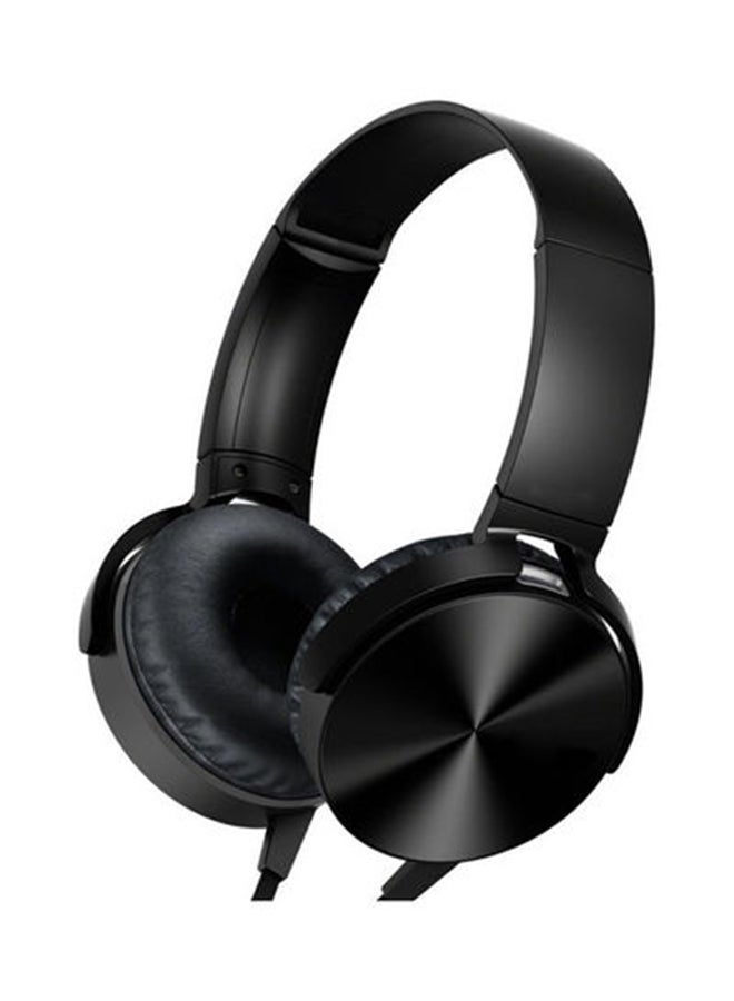 آيندز سماعة رأس ستيريو بصوت جهير قوي لون أسود. - Image 1