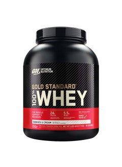 Optimum Nutrition Gold Standard 100 Percent Whey Protein - Cookies And Cream - 2.11 Kilogram  - Image 1