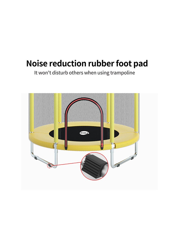 كيدل ترامبولين مزود بشبكة أمان لضمان السلامة 140x140x120سم - Image 4