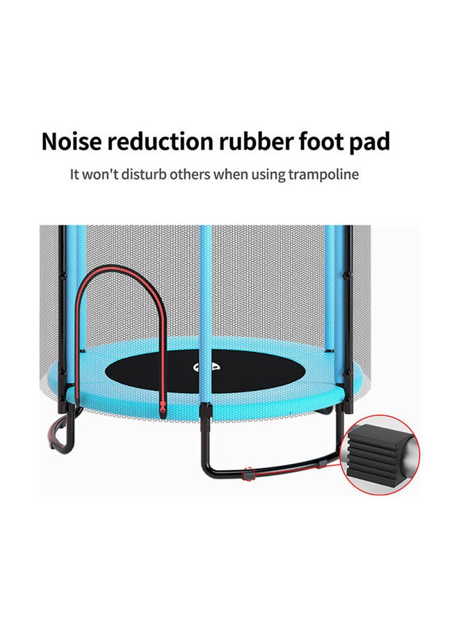 كيدل ترامبولين مزود بشبكة أمان لضمان السلامة 140x140x160سم - Image 4