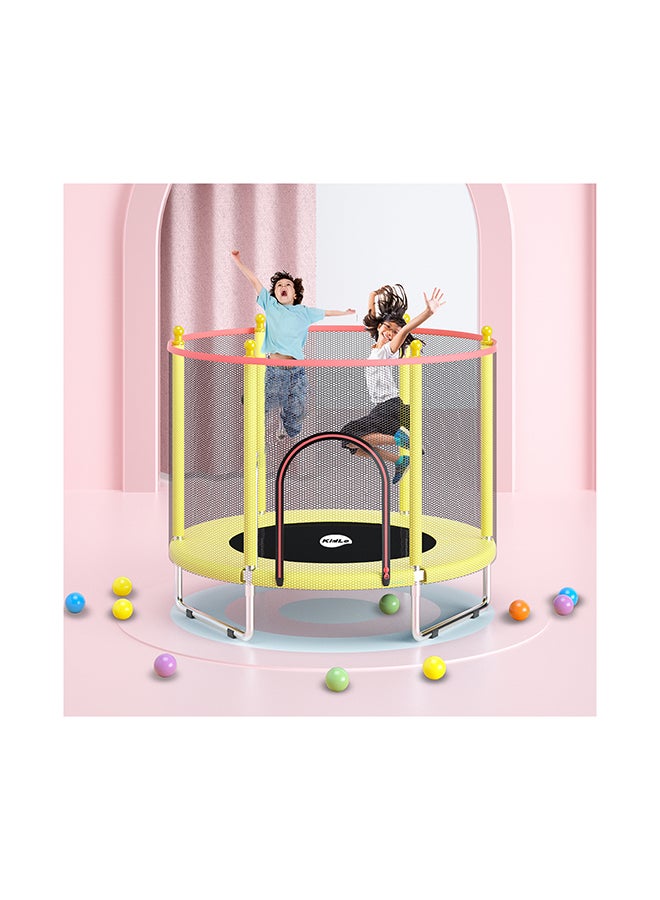 كيدل ترامبولين مزود بشبكة أمان لضمان السلامة 140x140x120سم - Image 2
