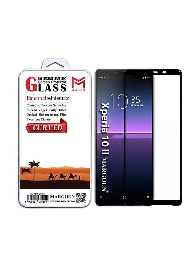 MARGOUN Grand Shieldz 3D Screen Protector For Sony Xperia 10 II Clear/Black - Image 1