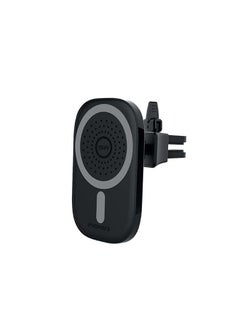 Ultra-Fast Qi 15W Car Charger with Quick-Lock Air Vent Holder for iPhone 12 Black - v1642059973/N52396922A_1