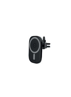 PROMATE Ultra-Fast Qi 15W Car Charger with Quick-Lock Air Vent Holder for iPhone 12 Black  - Image 2