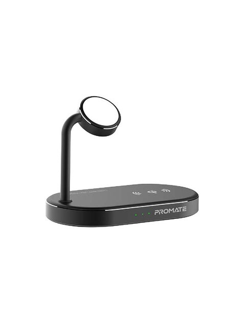 Multi-Device Wireless Charging Dock Black