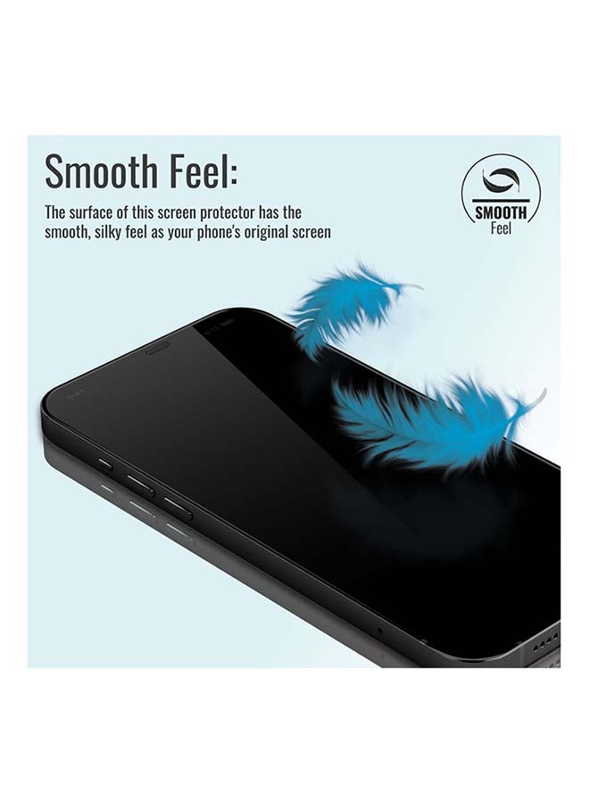 PROMATE - DropProtect Clear 3D Glass With Built-in Bumper For iPhone 11 Pro Clear - Image 1