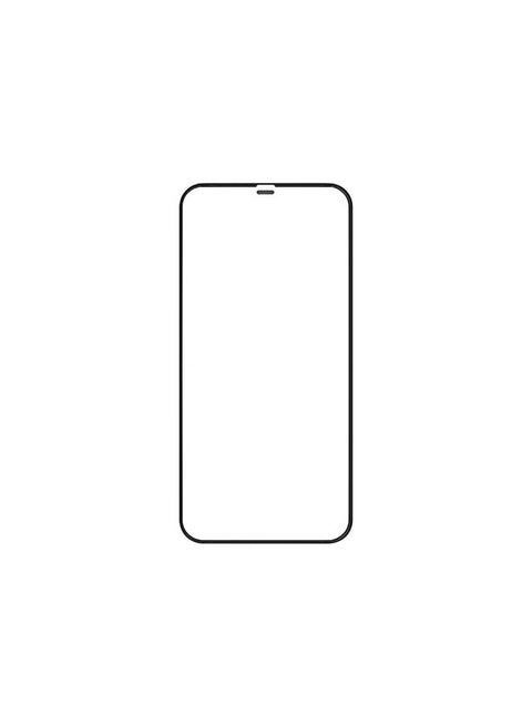 DropProtect Clear 3D Glass With Built-in Bumper For iPhone 12 Clear