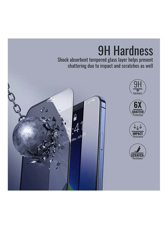 ExtremeGuard Privacy Glass For iPhone 12 Black