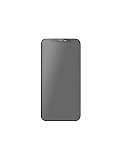DropProtect Matte Tempered Glass With Built-In Bumper For iPhone 13 Pro Black
