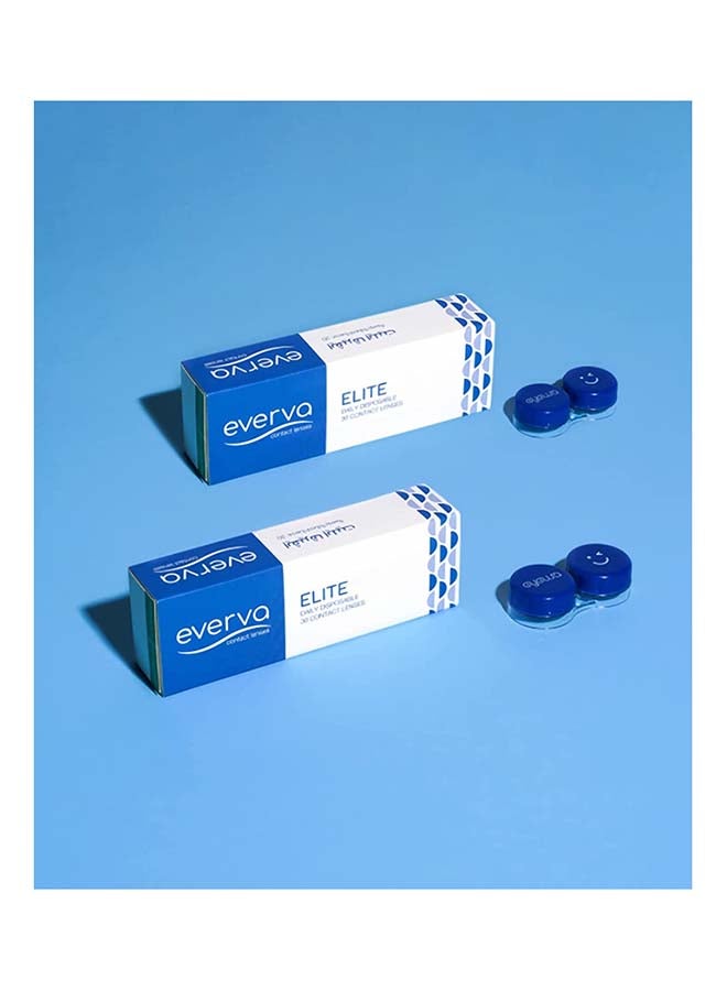 everva Pack Of 90 Elite Silicon Hydrogel Daily Disposable Prescribed Contact Lenses - Image 3