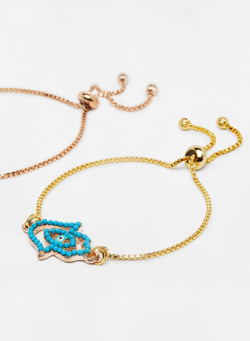 Pipa Bella Asya Evil Eye Bracelets (Set Of 2) - Image 3