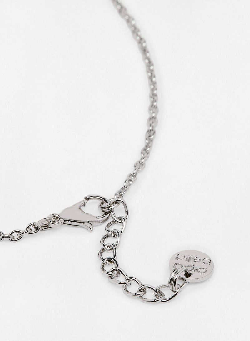 Pipa Bella - Silver Plated Cubic Zirconia Amyra Evil Eye Bracelet - Image 1