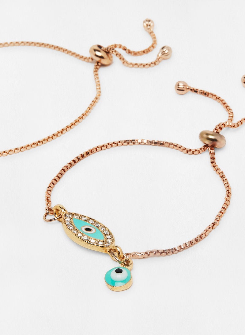 Pipa Bella - Irem Evil Eye Bracelets (Set Of 2) - Image 1