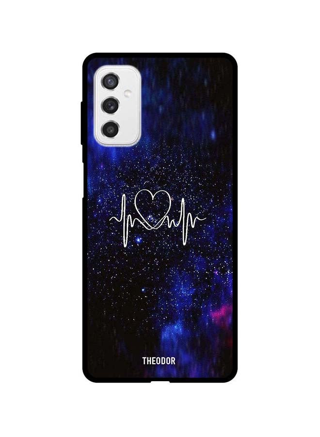 ثيودور غطاء حماية واق لهاتف سامسونج جالاكسي M52 5G بتصميم يعبر عن نبض القلب متعدد الألوان - Image 1