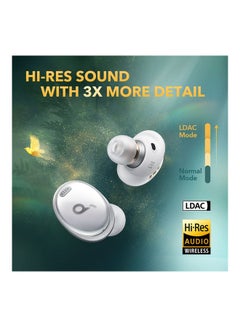 Soundcore Liberty 3 Pro Noise Cancelling Earbuds, True Wireless Earbuds with ACAA 2.0, HearID ANC, Fusion Comfort, Hi-Res Audio Wireless, 6 Mics for Calls, 32H Playtime White  - Image 5