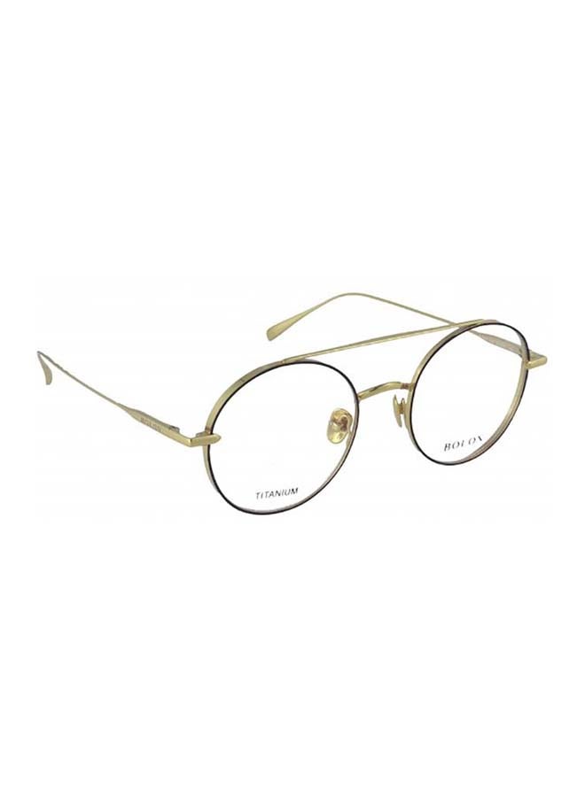 BOLON Round Shape Sunglasses BJ1309 B60 50 - Lens Size: 50 mm - Black/Gold - Image 1