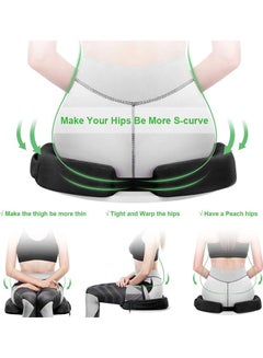Arabest Seat Cushion For Office Chair Black 45x35x7cm  - Image 4