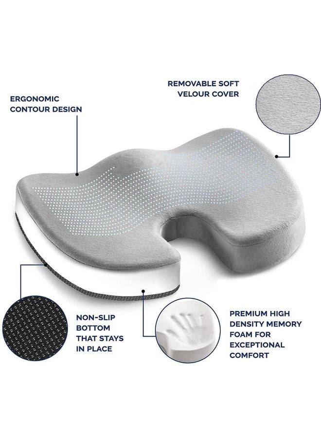 Arabest Gel Enhanced Seat Cushion Grey 45x35x7.5cm  - Image 2