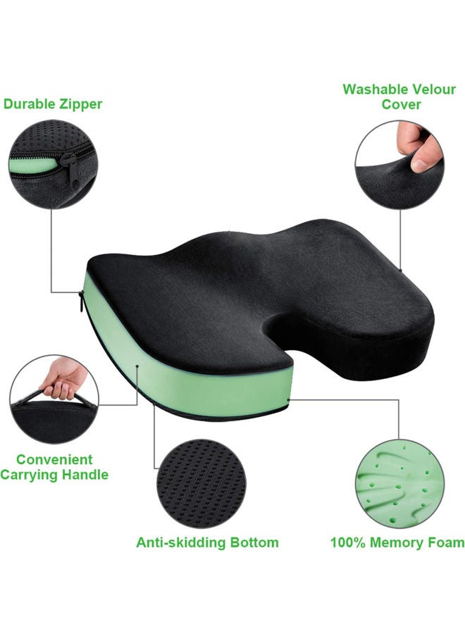 Arabest Seat Cushion For Office Chair Black 45x35x7cm  - Image 2
