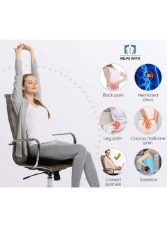 Arabest Gel Enhanced Seat Cushion Grey 45x35x7.5cm  - Image 4