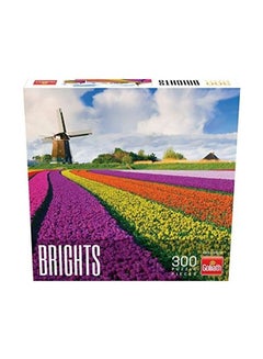 Goliath 300-Piece Brights Puzzles, Tulips 1.5 X8 X8inch  - Image 1