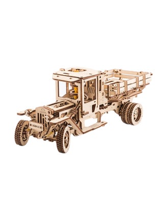 Diy Self-Propelled Ugm-11 Truck Mechanical Model 3D Wooden Puzzle Kit 13.3x5.5x 5inch - v1642067645/N52077396A_1