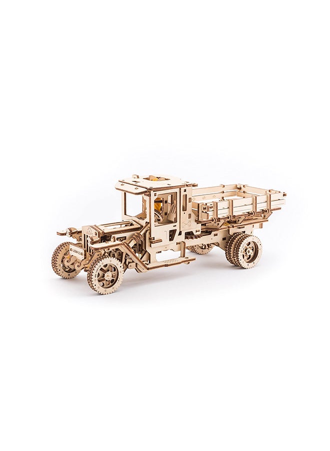 UGEARS Diy Self-Propelled Ugm-11 Truck Mechanical Model 3D Wooden Puzzle Kit 13.3x5.5x 5inch  - Image 2