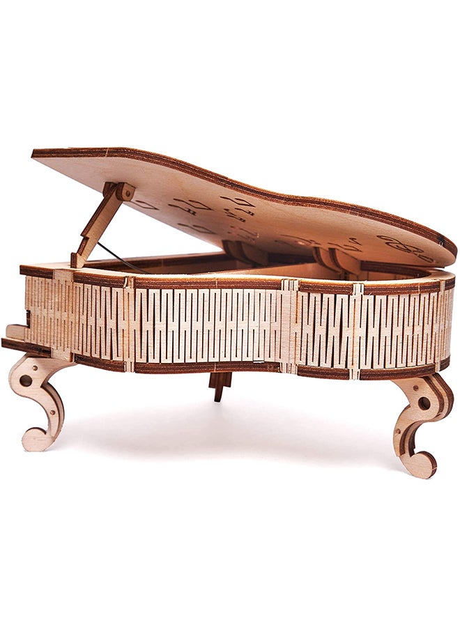 Wood Trick 3D Wooden Puzzle, Toy Piano Music Box, Moonlight Sonata 1.4x14.5x7.3inch  - Image 3