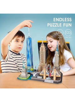 123-Piece Cityline, 3D Puzzles New York Building Model 1.9x11.8x8.6inch - v1642067659/N52077448A_6