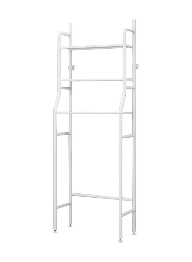 Generic 3-Tier Bathroom Toilet Shelf White 160x25x50cm  - Image 1
