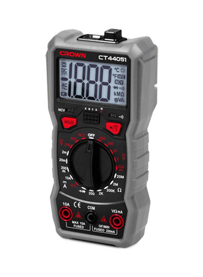Crown CT44051 Digital Multimeter Multicolour Multicolour